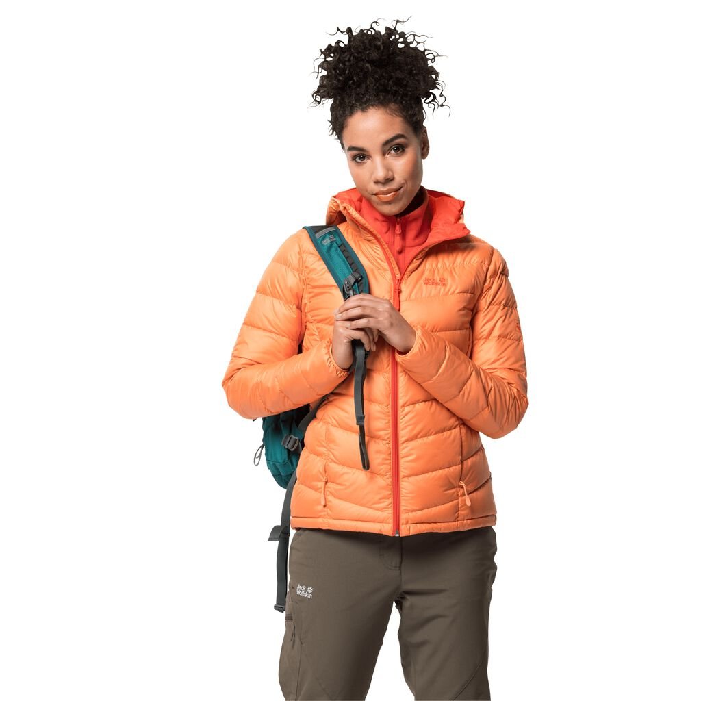 Jack Wolfskin HELIUM Női Pehelykabát Narancssárga - KCURQJ-892